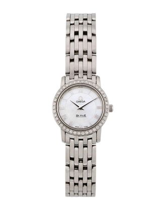 Omega Womens De Ville Prestige Diamond Watch (Authentic Pre-Loved)
