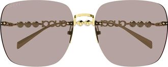 Gucci Sunglasses Gg1923 Sa 004 Gold/Pink Women