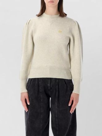 Isabel Marant ribbed logo-print sweatshirt