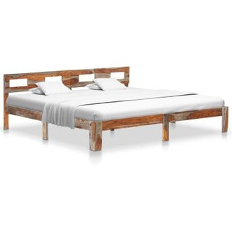 vidaXL Giroletto senza Materasso in Legno Massello 200x200 cm - Vidaxl