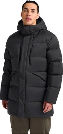 Jack Wolfskin Daunenjacke JACK WOLFSKIN ICY HILL COAT, Herren, Gr. XXL, schwarz, Obermaterial: 100% Polyamid. Futter: 100% Polyester. Wattierung: 90% Entendaune, 10