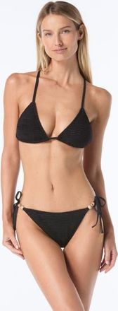 Vince Camuto Triangle Bikini Swim Top in Black at Nordstrom, Size X-Small