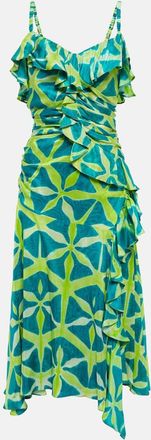 Ulla Johnson Zoya printed silk midi dress
