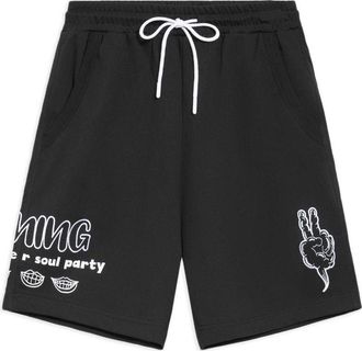 Li-Ning Summer Soul Party Graphic Shorts Black AKSS297-1