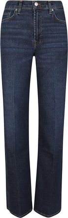 7 For All Mankind Lotta Jeans - Dames - Regular Fit Jeans - Blauw - W30 - Katoen - Jeans