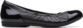 Clarks Rena Jazz in Black Leather
