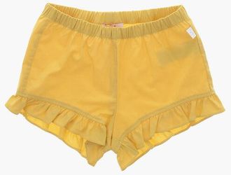 Il Gufo Cotton-Blend Shorts with Ruffle Hem size 36 M