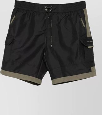 Dolce & Gabbana medium shorts cargo style contrast trim pockets