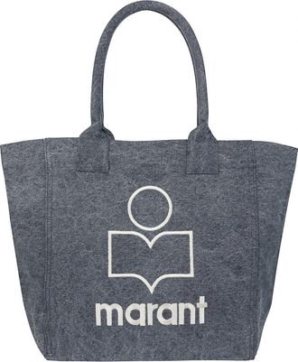 Isabel Marant Small Yenky Bag - Dames - Shoppers - Zwart - ONE Size - Katoen - Tassen