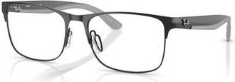 Ray-Ban 55mm Rectangle optical glasses in Black at Nordstrom