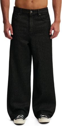 Cotton On Mens Super Baggy Jean in Shutter Black at Nordstrom, Size 3032