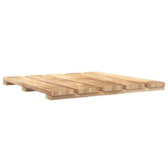 vidaXL Tile De Decking 6 Pcs Marr&oacute;n 50 X 50 Cm Pino Impregnado Marr&oacute;n Vidaxl