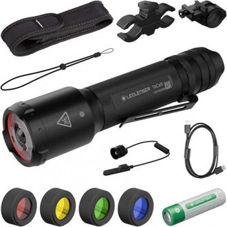 Ledlenser Kit De Caza Ledlenser Tac6r Con Estuche Negro