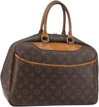 Louis Vuitton Pre-owned Canvas Handtas - Dames - Vintage Handtas - Bruin - ONE Size - Vintage