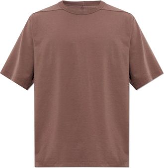 Rick Owens Brad T - Heren - T-shirts - Paars - M - Katoen - Tops
