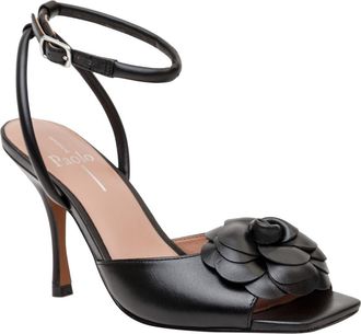 Linea Paolo Heather Ankle Strap Sandal in Black at Nordstrom Rack, Size 8.5