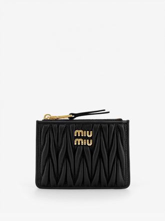 Miu Miu Portacarte in pelle matelass&eacute; - MIU MIU - gender_Woman