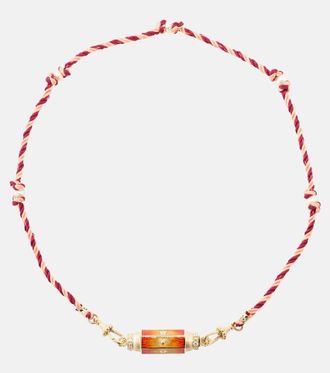 Marie Lichtenberg 14kt gold necklace with diamonds