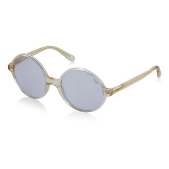 Ralph Lauren Zonnebril met ronde glazen - Dames - Accessoires - Beige - Maat: ONE Size