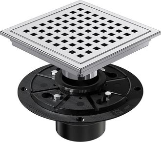 Spark Desag&uuml;e De Piso De Ducha Cuadrado De 11 X 11 Cm, Extra&iacute;ble, Acero Inoxidable 304 De Grado Alimenticio