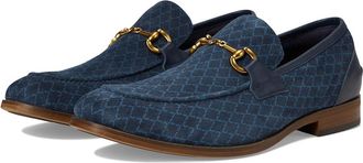 Stacy Adams Brinkley Moc Toe Slip-On Mens Lace Up Wing Tip Shoes Navy : 11.5 M, Leather/Suede