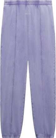 GCDS Stone Washed Track Pants - Heren - Sweatpants - Paars - XL - Katoen - Broeken
