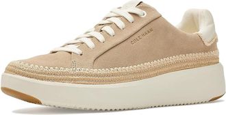 Cole Haan Grandpro Topspin Lightweight Womens Shoes Tuscan Sand Suede/Ivory : 10.5 B - Medium, Leather