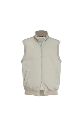 Brunello Cucinelli Vest with Thermore padding in Dove Grey at Nordstrom, Size 56 It