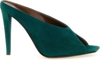 Giuseppe Zanotti Green Slip-on Mules