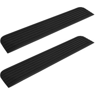 vidaXL Vidaxl - Rampas De Umbral Goma 2 Uds 110x21x2,5 Cm