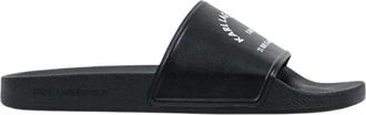 Karl Lagerfeld Slippers - Heren - Sandalen - Zwart - 41 EU - Schoenen