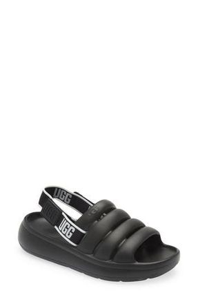 UGG Sport Yeah Water Resistant Slingback Sandal in Black at Nordstrom Rack, Size 11