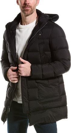 Herno Medium Wool-Trim Down Jacket
