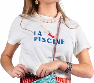 Ink+Alloy La Piscine Kiki Tee In Natural