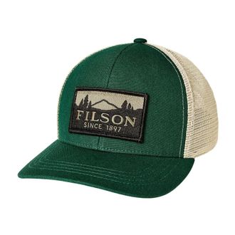 Filson Caps, unisex, Green, Size: ONE SIZE Scenic Logger Mesh Cap