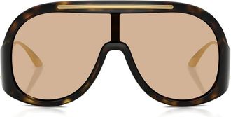 Dolce & Gabbana Eyewear Zonnebril met schilpadschild design - Bruin
