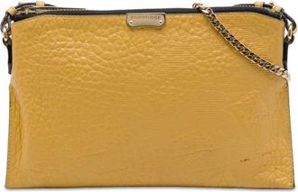 Burberry Pre-owned Burberry Grain Check Embossed Leather Peyton Crossbody Ladies XM76L0FT57Y69RML