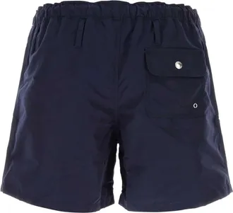Prada Mens Nylon Swimming Shorts Navy Poliammidericiclata Swimwear