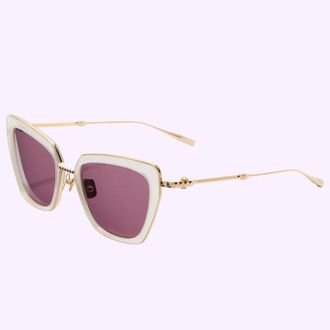 Valentino DAYDREAM II Bordeax Butterfly Ladies Sunglasses VLS-165 C 53