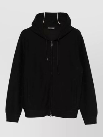 Emporio Armani hooded zip-up sweatshirt