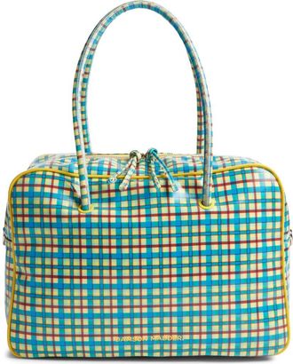 Damson Madder Truro Coated Holdall Shoulder Bag in Green Multi at Nordstrom