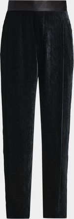 Giorgio Armani Men & apos;s Dot-Effect Tapered Pants
