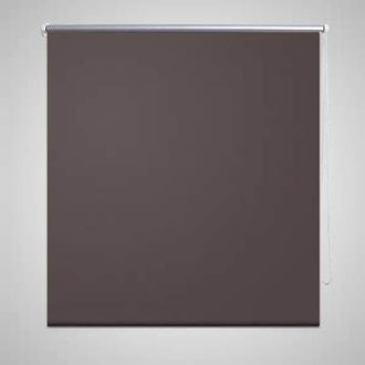 Berkfield Home Roller Blind Blackout 60 x 120 cm Coffee in Brown