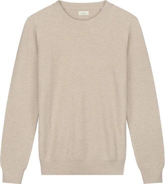 Dstrezzed Stijlvolle Pullover Sweater - Heren - Ronde hals truien - Beige - M - Truien & Vesten