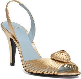 Valentino Garavani Royal Slingback Pump in Antique Brass at Nordstrom, Size 10.5Us