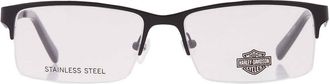 Harley-Davidson Demo Rectangular Mens Eyeglasses HD0766 001 57