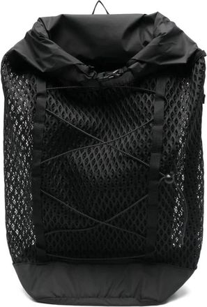 Snow Peak Double Face Mesh Back Pack - Heren - Rugtassen - Zwart - ONE Size - Leer - Fitness