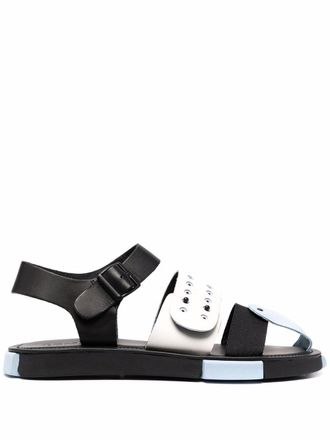Camper Sandali Set con design color-block - Nero