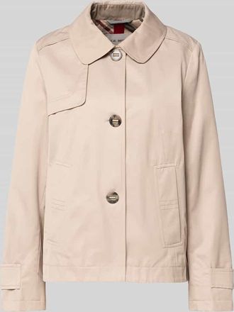 Gil Bret Jacke mit Umlegekragen und Eingrifftaschen in Beige, Gr&ouml;&szlig;e 36