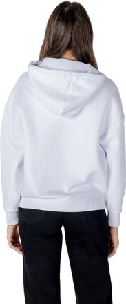 A|X Armani Exchange Logo-Print Cotton Hoodie - White